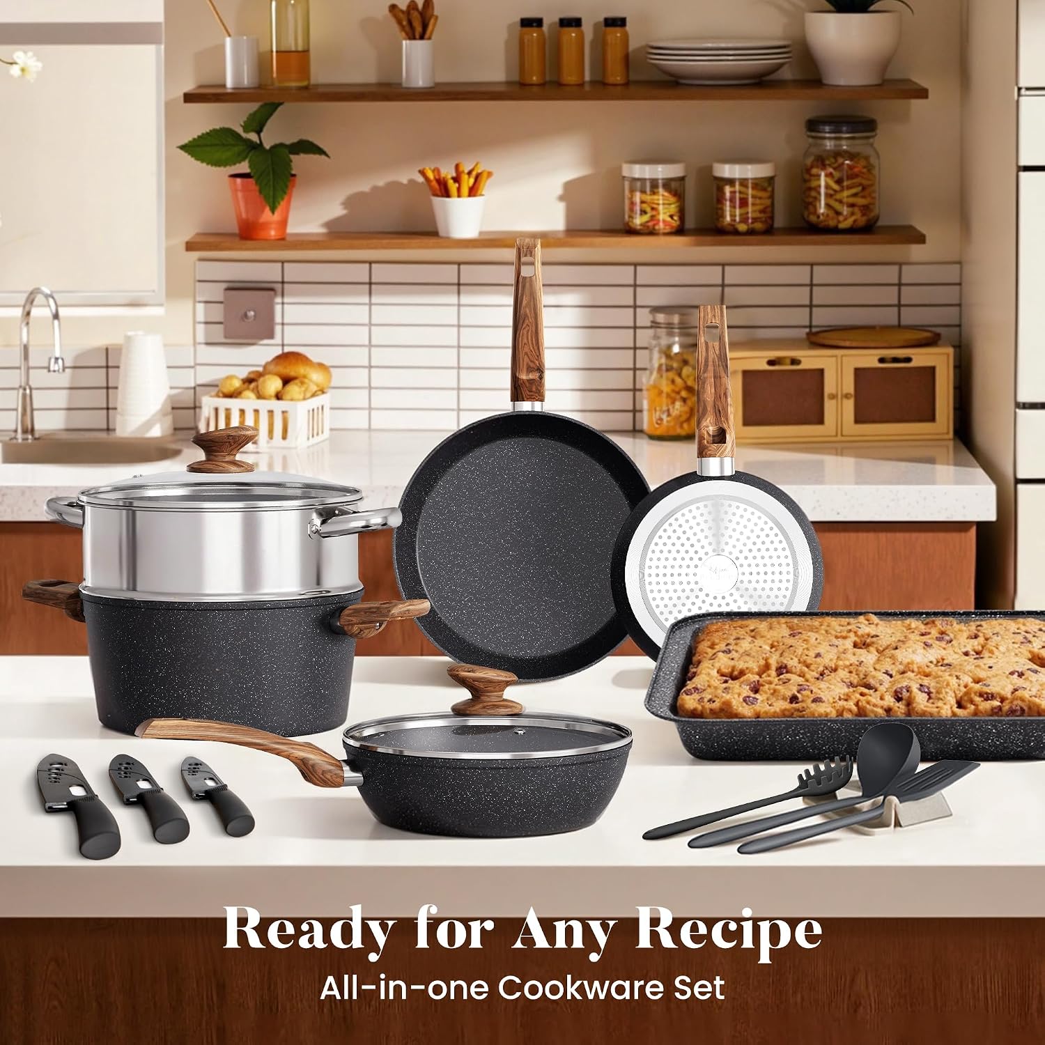 30 Piece Cookware and Bakeware Set