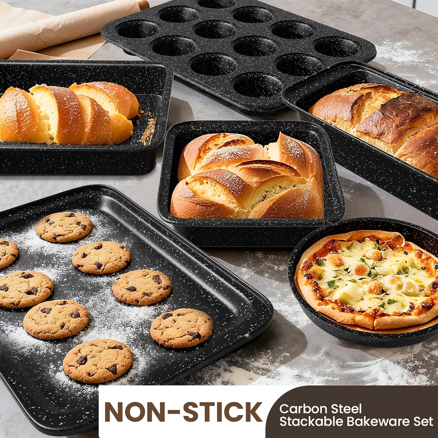 31 Piece Non-Stick Cookware and Bakeware Set