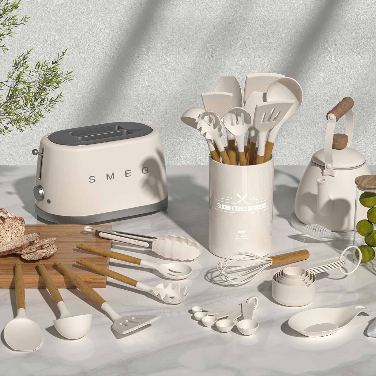 33 Piece Non-Stick Silicone Utensil Set