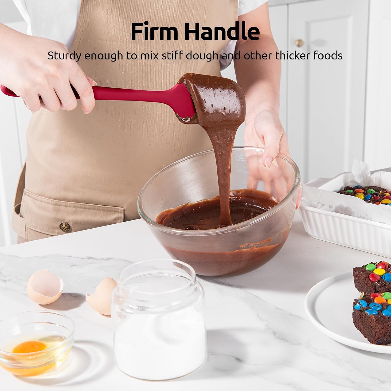 4 Piece Assorted Silicone Spatula Set