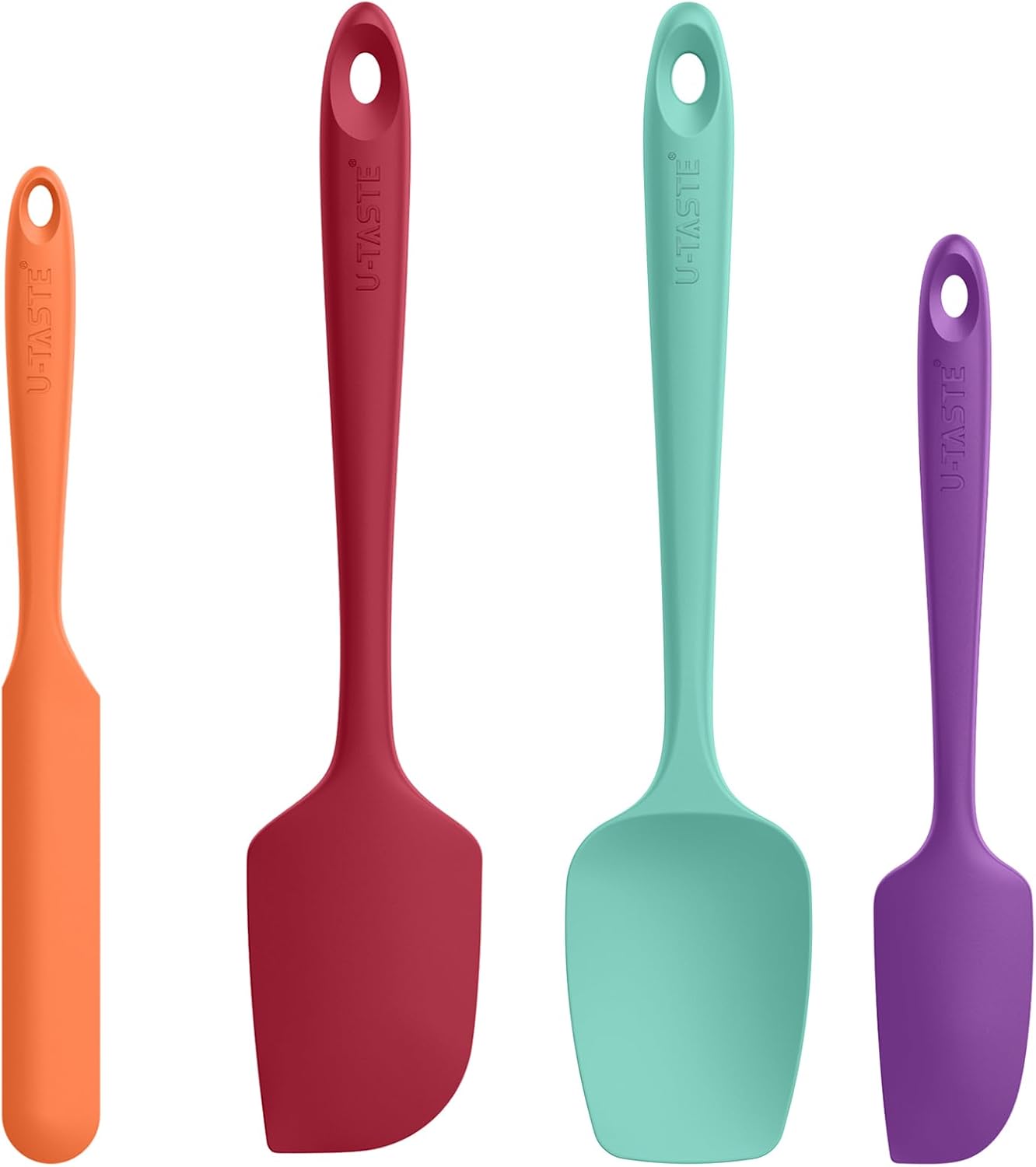 4 Piece Assorted Silicone Spatula Set