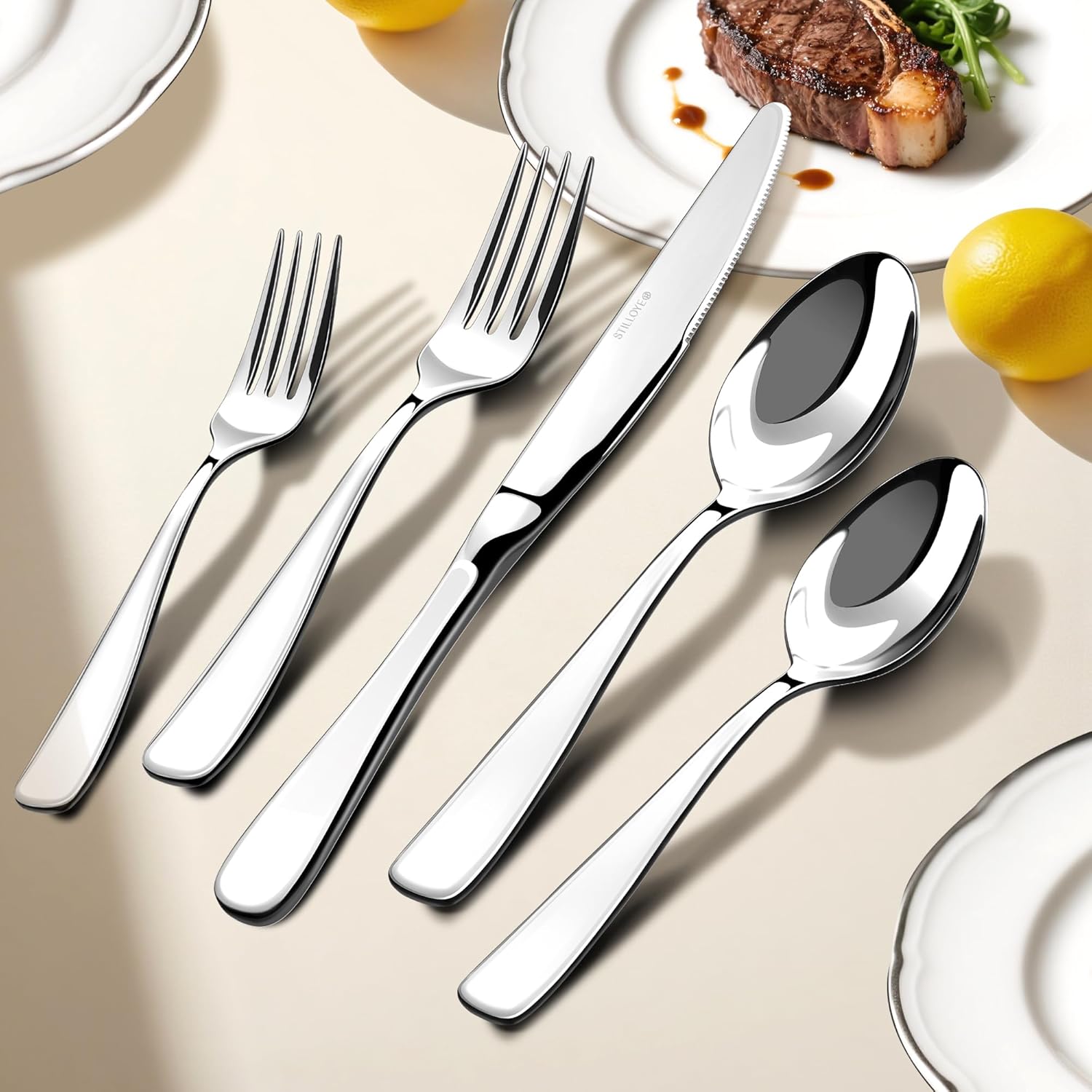 40 Piece Flatware Place Setting