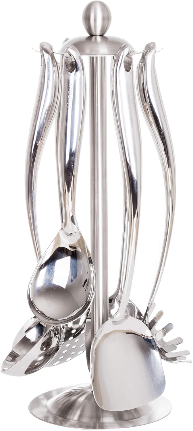 7 Piece Stainless Steel Utensil Set