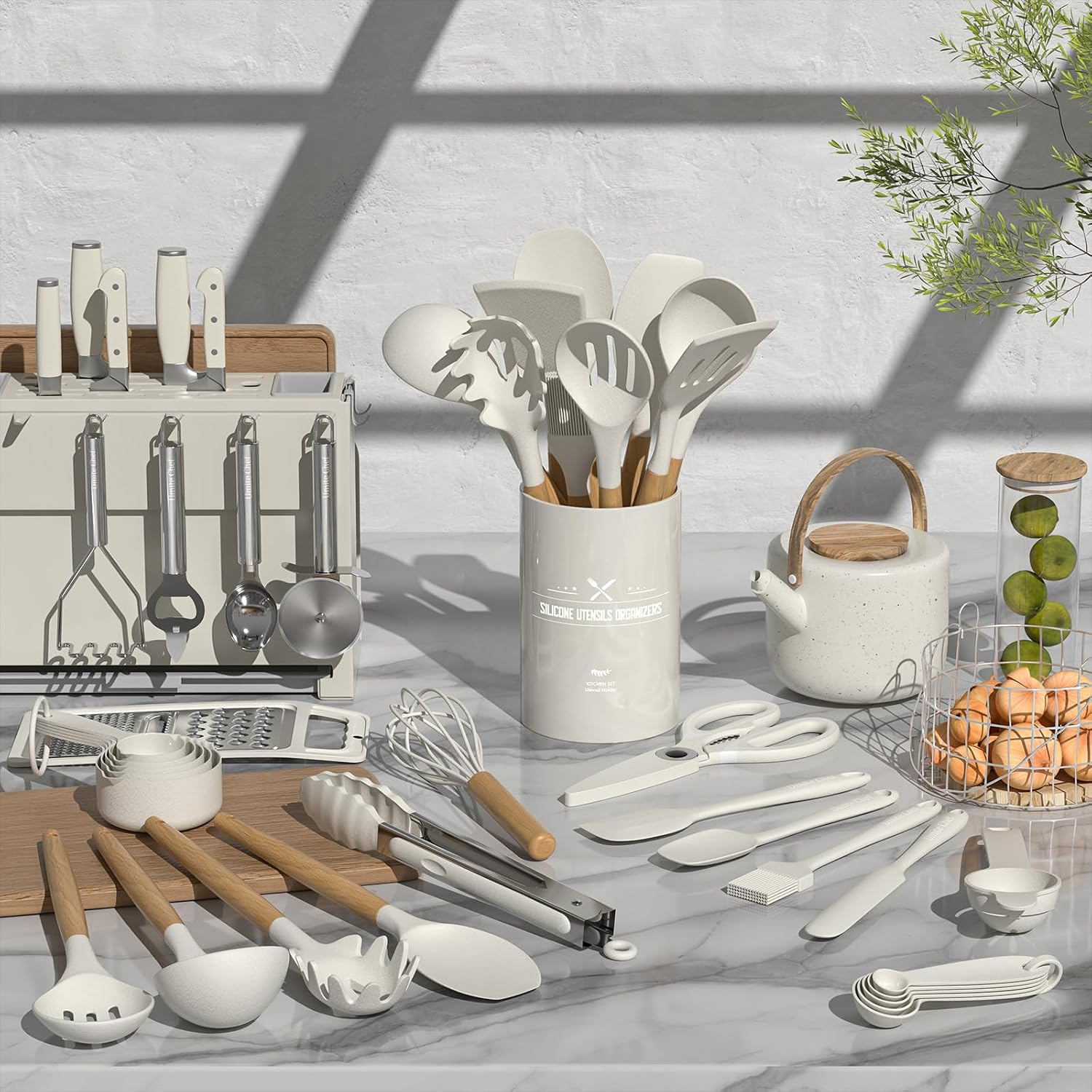 Comprehensive Steel Core Silicone Utensil Set