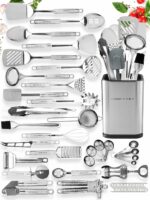 54-Piece Stainless Steel Utensil Set