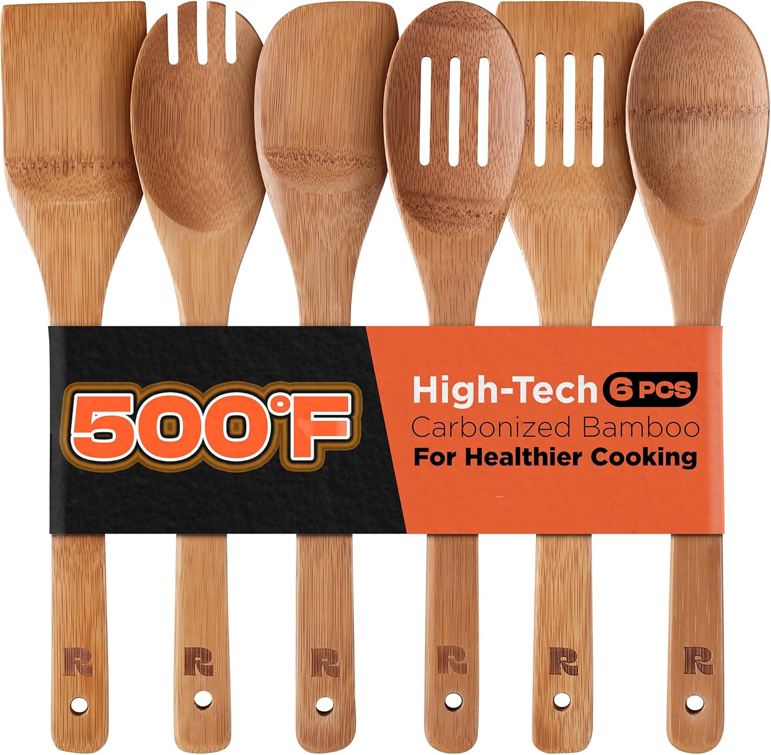 Six Piece Bamboo Utensil Collection